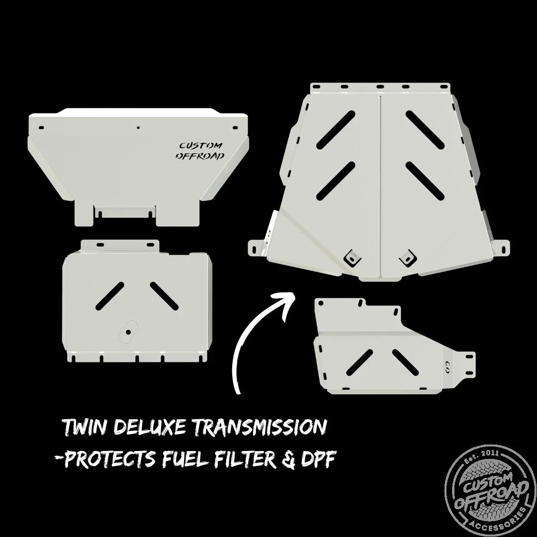 Custom Off-Road Bash Plates for VW Amarok V6 2023 onwards