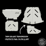 Custom Off-Road Bash Plates for VW Amarok V6 2023 onwards