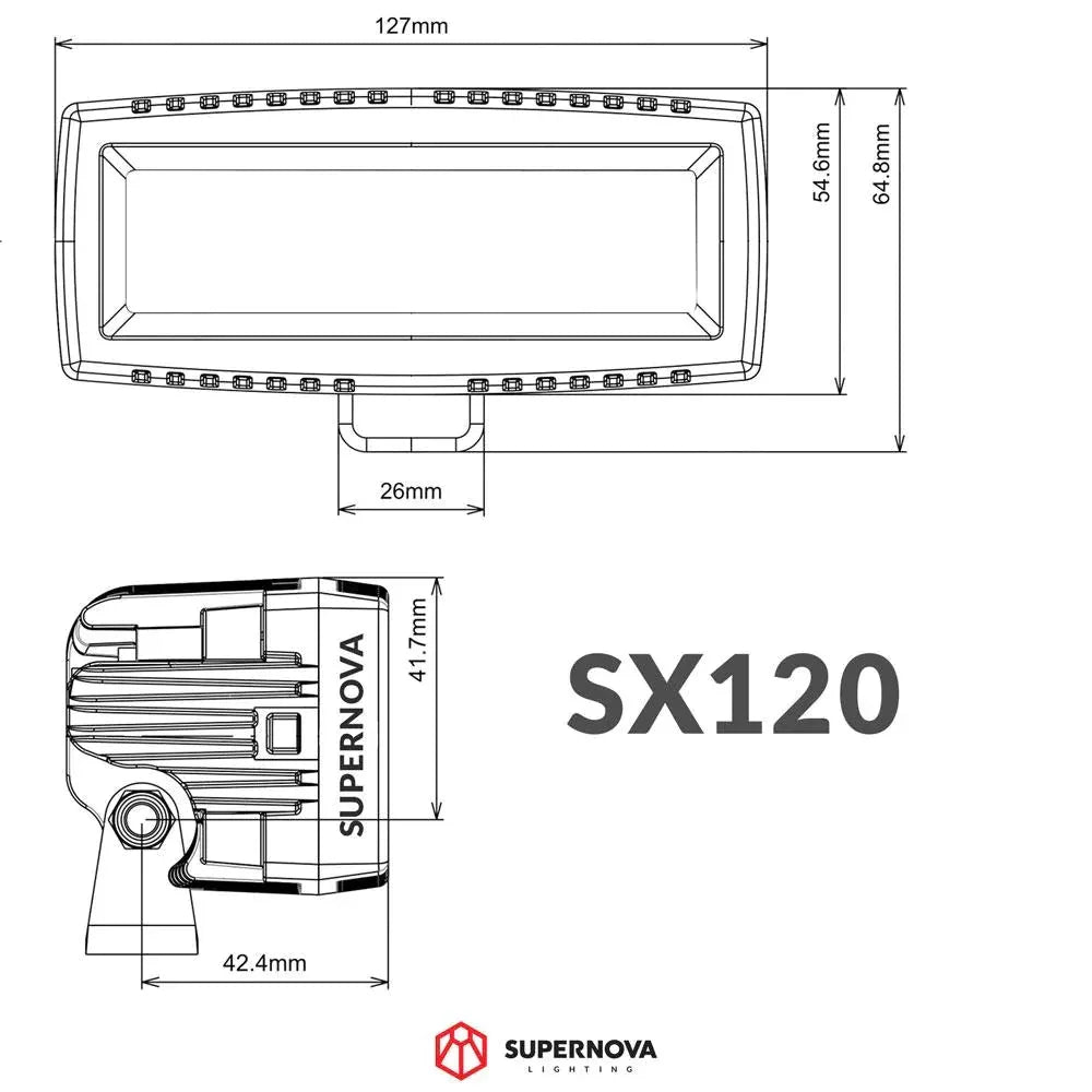 CX4 Scene - LED Work Light - Polar Edition - Brixton 4x4 - Buy Online Now!