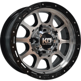 King Offroad Wheels Razor Gloss Black Machined Aftermarket Accessory
