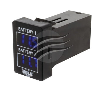 Dual DC Voltmeter- Late Toyota Vehicles - Blue LED - Brixton 4x4 - Buy Online Now!