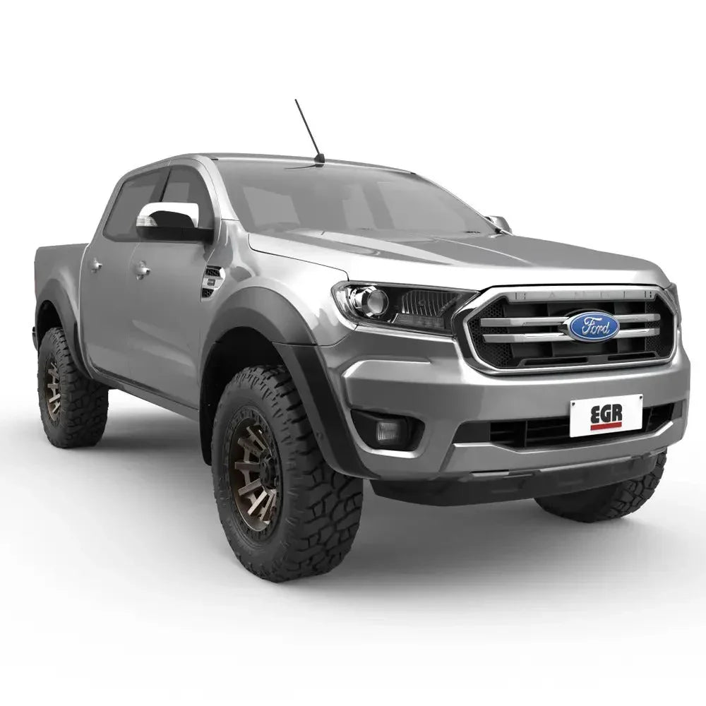 EGR Fender Flares Full Set Matte Black for Ford Ranger PX3 - Brixton 4x4 - Buy Online Now!