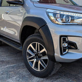 EGR Fender Flares Matte Black to sut Toyota Hilux Wide Body SR, SR5 2020+ - Brixton 4x4 - Buy Online Now!