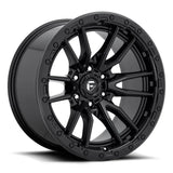 Fuel Rebel 6 Wheels Matte Black - Brixton 4x4 - Buy Online Now!