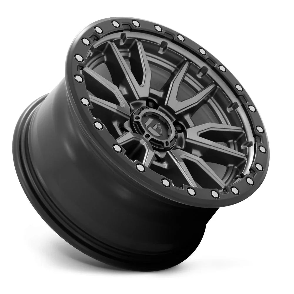 Fuel Rebel Wheels Matte Gunmetal with Black Bead Rim - Brixton 4x4 - Buy Online Now!