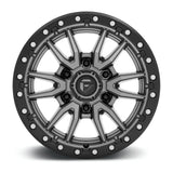Fuel Rebel Wheels Matte Gunmetal with Black Bead Rim - Brixton 4x4 - Buy Online Now!