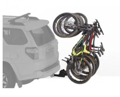Hitch Mount Vertical Bike Carriers HangOver 4 - Brixton 4x4 - Buy Online Now!