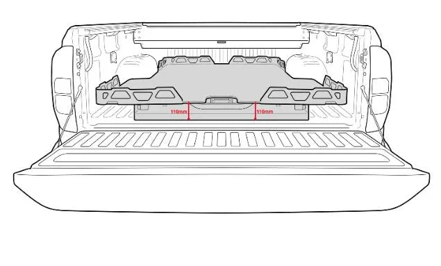 HSP LoadSlide – Mitsubishi Triton MQ/MR Dual Cab Aftermarket Accessory