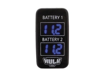 Dual Voltmeter Oe Rpl T/S - Early Toyota Blue Led