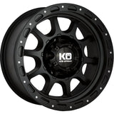 King Offroad Wheel Razor Satin Black Aftermarket Accessory
