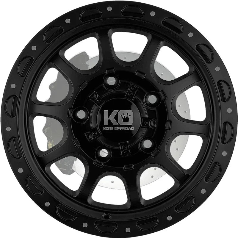 King Offroad Wheel Razor Satin Black Aftermarket Accessory