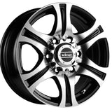 King Rebel Wheel Satin Black Machined