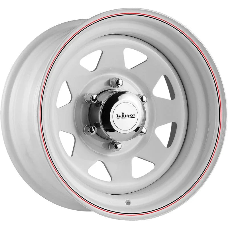 King Terra Wheels 15 Inch White - Brixton 4x4 - Buy Online Now!