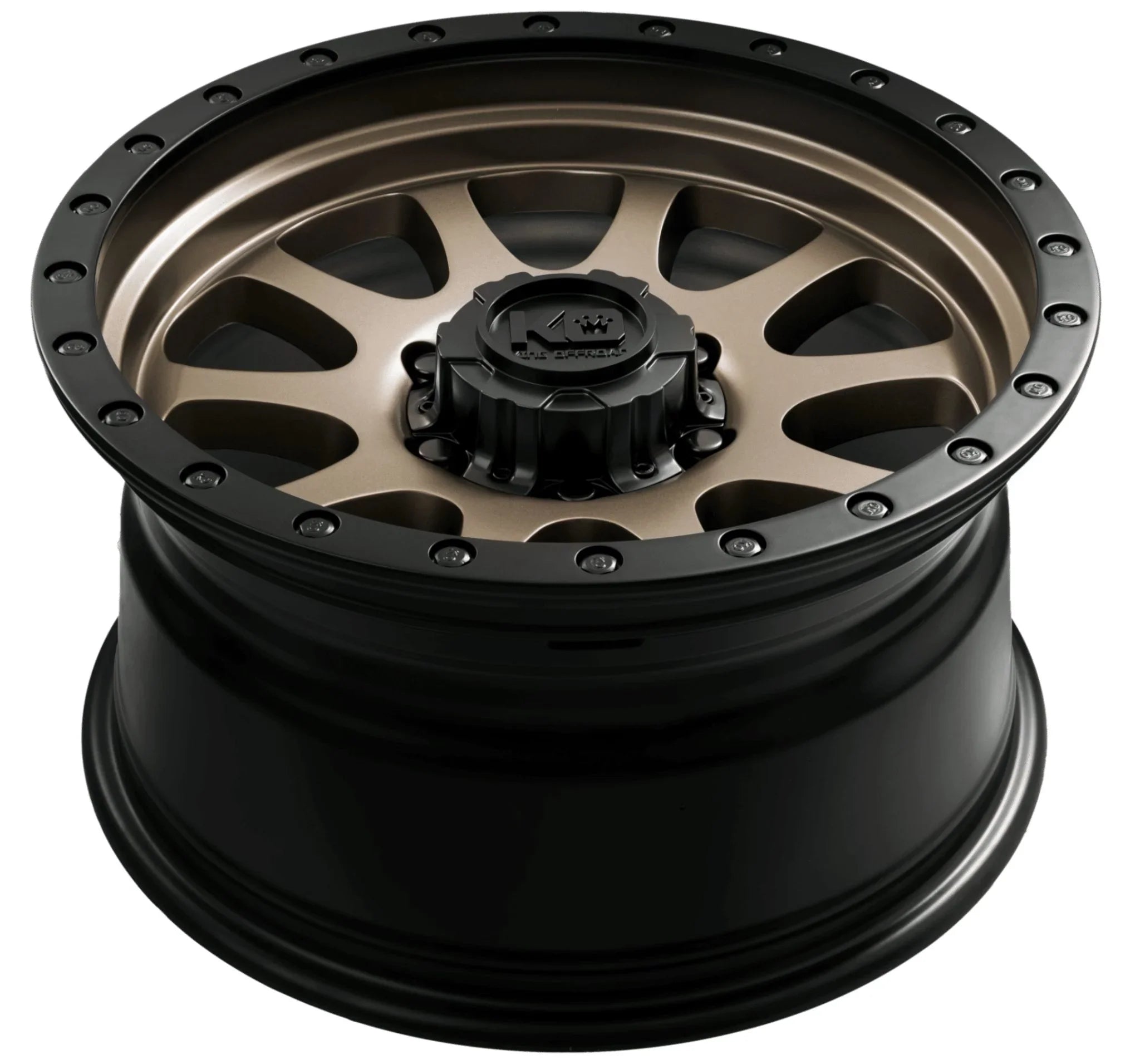 Kings Hurricane Wheel Satin Bronze Black Lip - Brixton 4x4 - Buy Online Now!