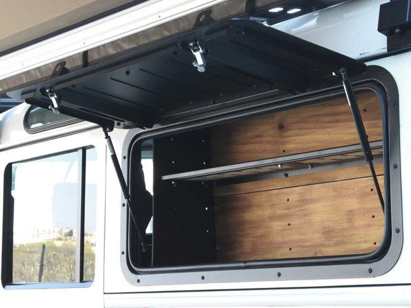 Land Rover Defender (1983-2016) Gullwing Window / Aluminium - by Front Runner - Brixton 4x4 - Buy Online Now!