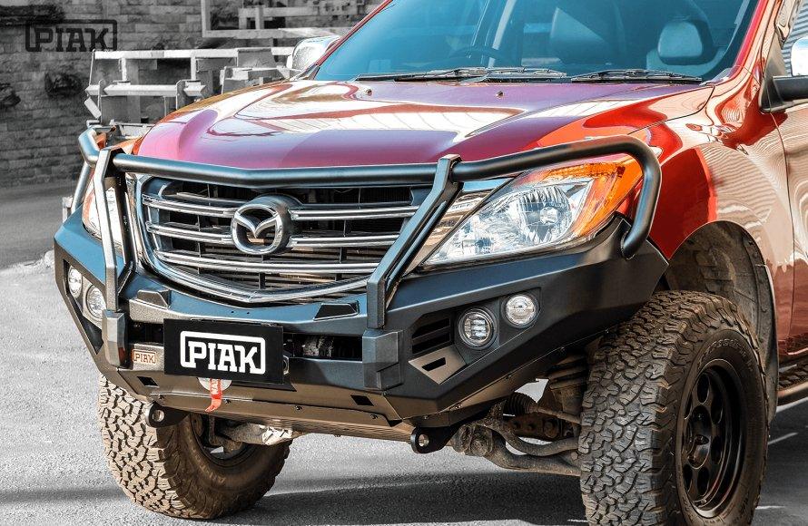 Piak Elite Post Bull Bar to suit Mazda BT50 (10/2011 to 6/2020) - Brixton 4x4 - Buy Online Now!