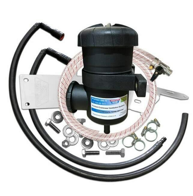 ProVent Oil Catch Can / Pre Filter Dual Bracket Kit to suit Isuzu D-Max & MUX 2012-2016 3.0L TD