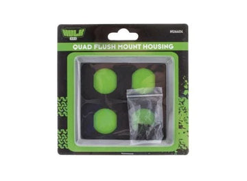 Quad Flush Mount Housing T/S - Hulk 4X4 Socket Range