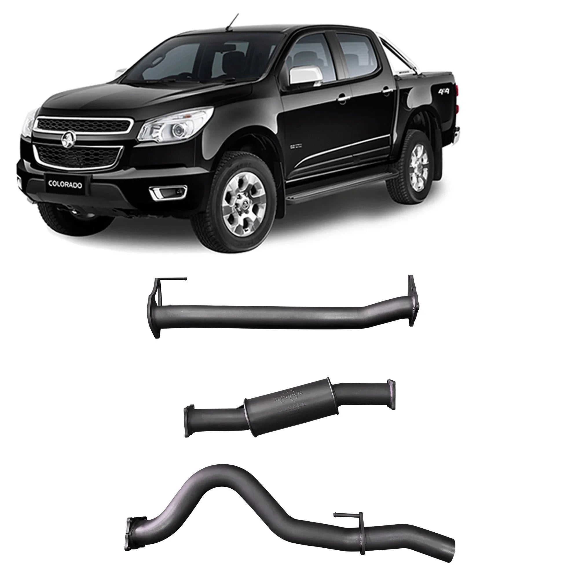 Redback Extreme Duty Exhaust for Holden Colorado RG 2.8L (09/2016 - on) - Brixton 4x4 - Buy Online Now!