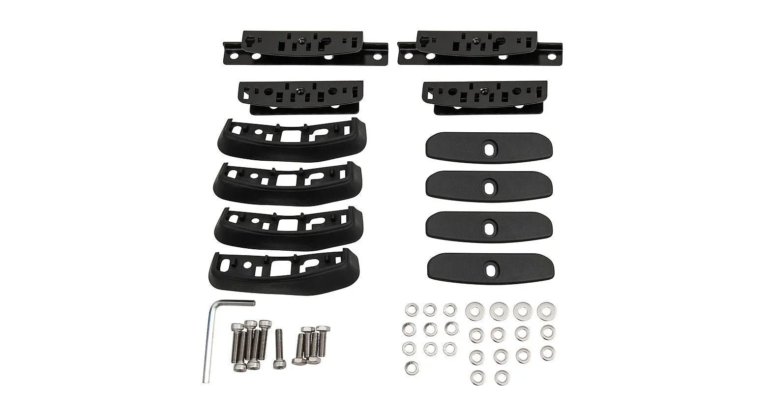 Rhino Rack Vortext RCL Black 2 Bar Roof Rack - Brixton 4x4 - Buy Online Now!