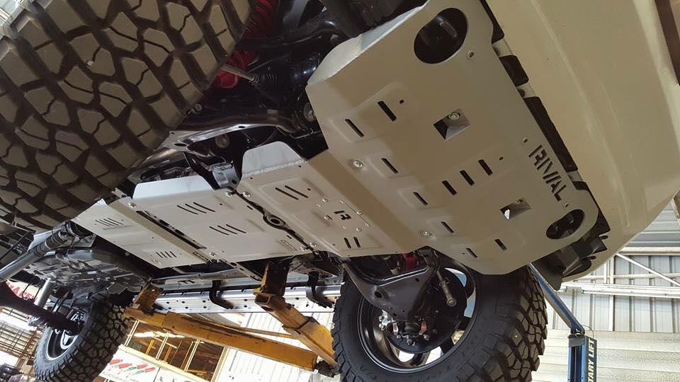 rival radiator underbody armour