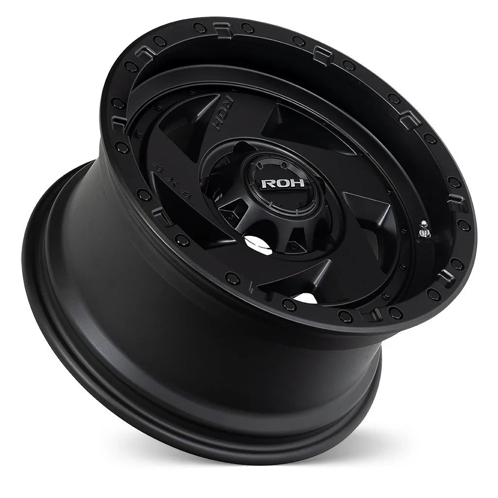 ROH Vulcan Wheels Rims in Matte Black