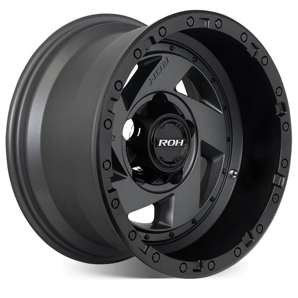 ROH Vulcan Wheels Rims in Matte Black