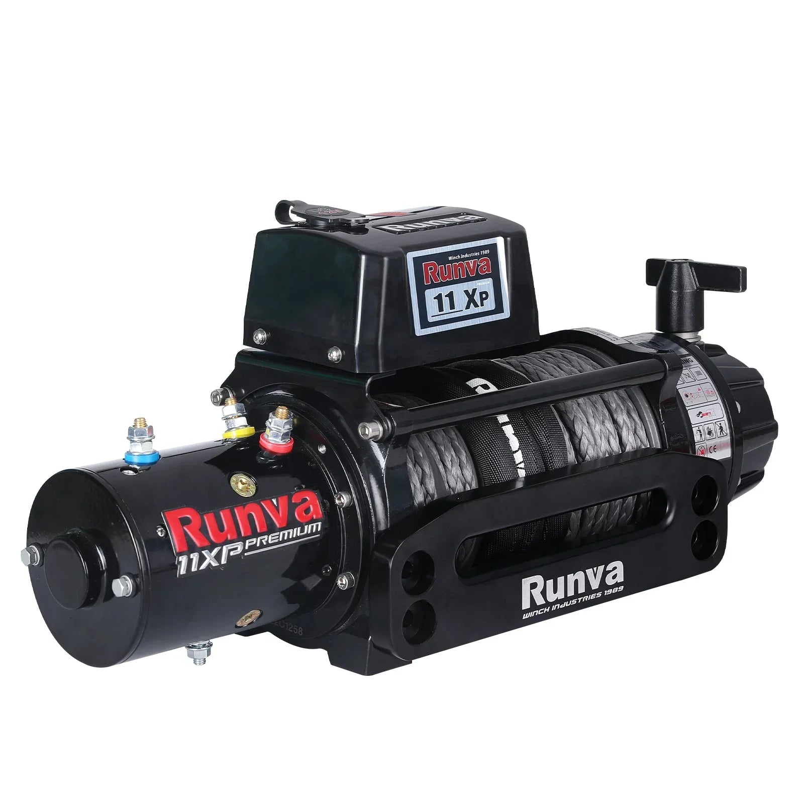 Runva Winch 11XP Premium 12V with Synthetic Rope 11000lb 4900kg - Brixton 4x4 - Buy Online Now!