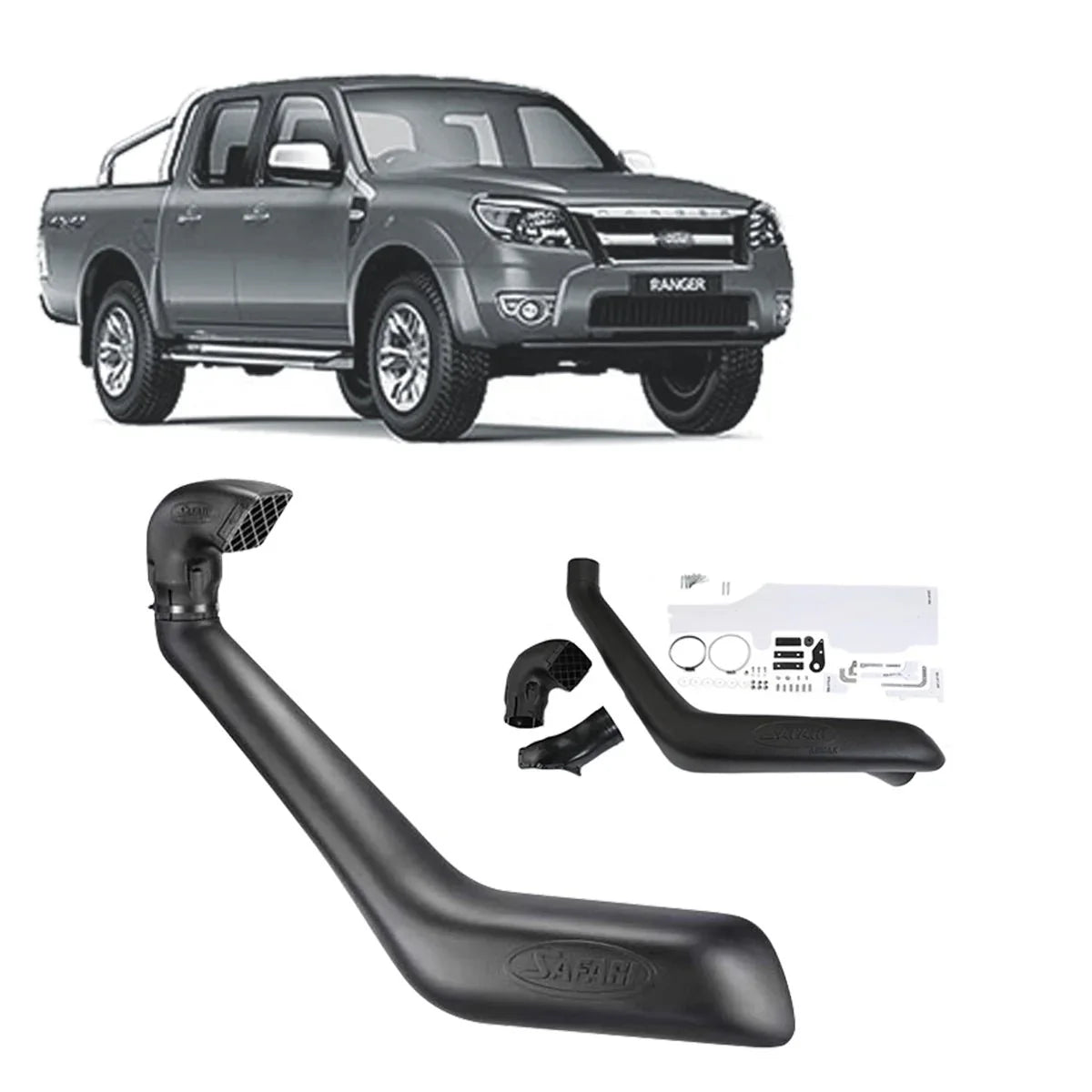 Safari Snorkel for Ford Ranger (01/2006 - 08/2011) - Brixton 4x4 - Buy Online Now!