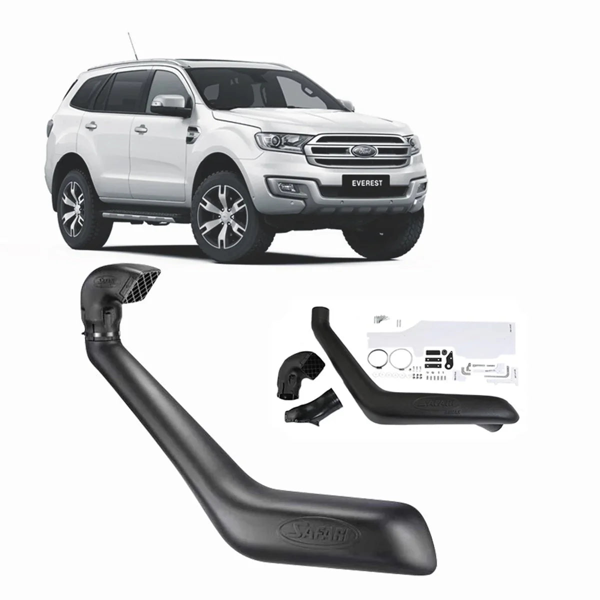 Safari Snorkel for Ford Ranger (07/2015 - 05/2022), Everest (07/2015 - on) - Brixton 4x4 - Buy Online Now!