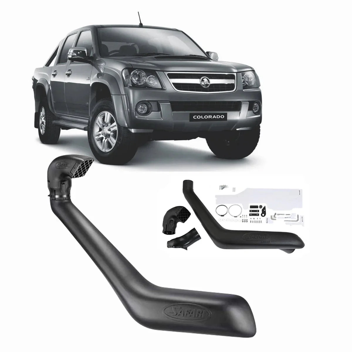 Safari Snorkel for Holden Colorado (03/2008 - 06/2012) - Brixton 4x4 - Buy Online Now!