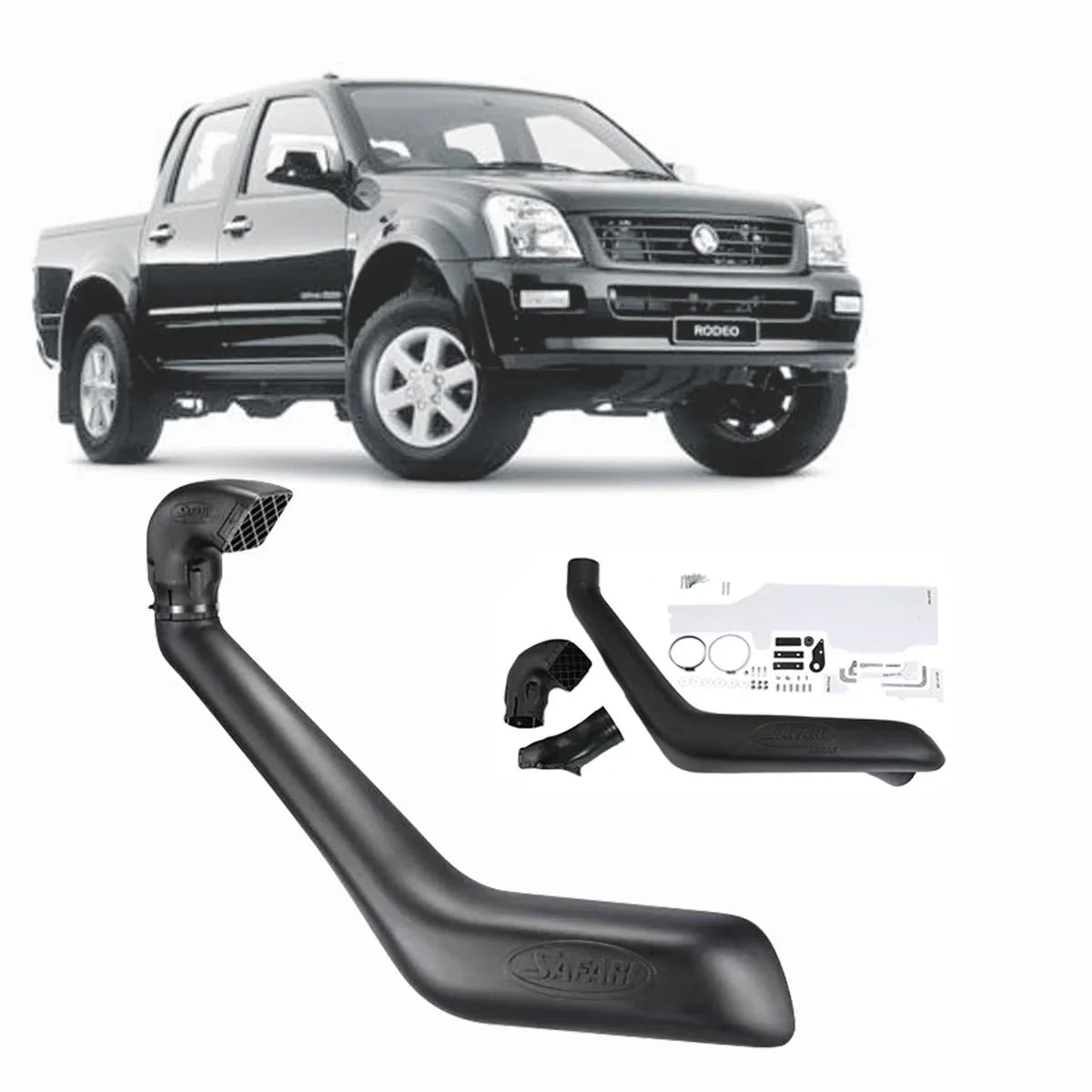 Safari Snorkel for Holden Rodeo (01/2003 - 01/2007) - Brixton 4x4 - Buy Online Now!