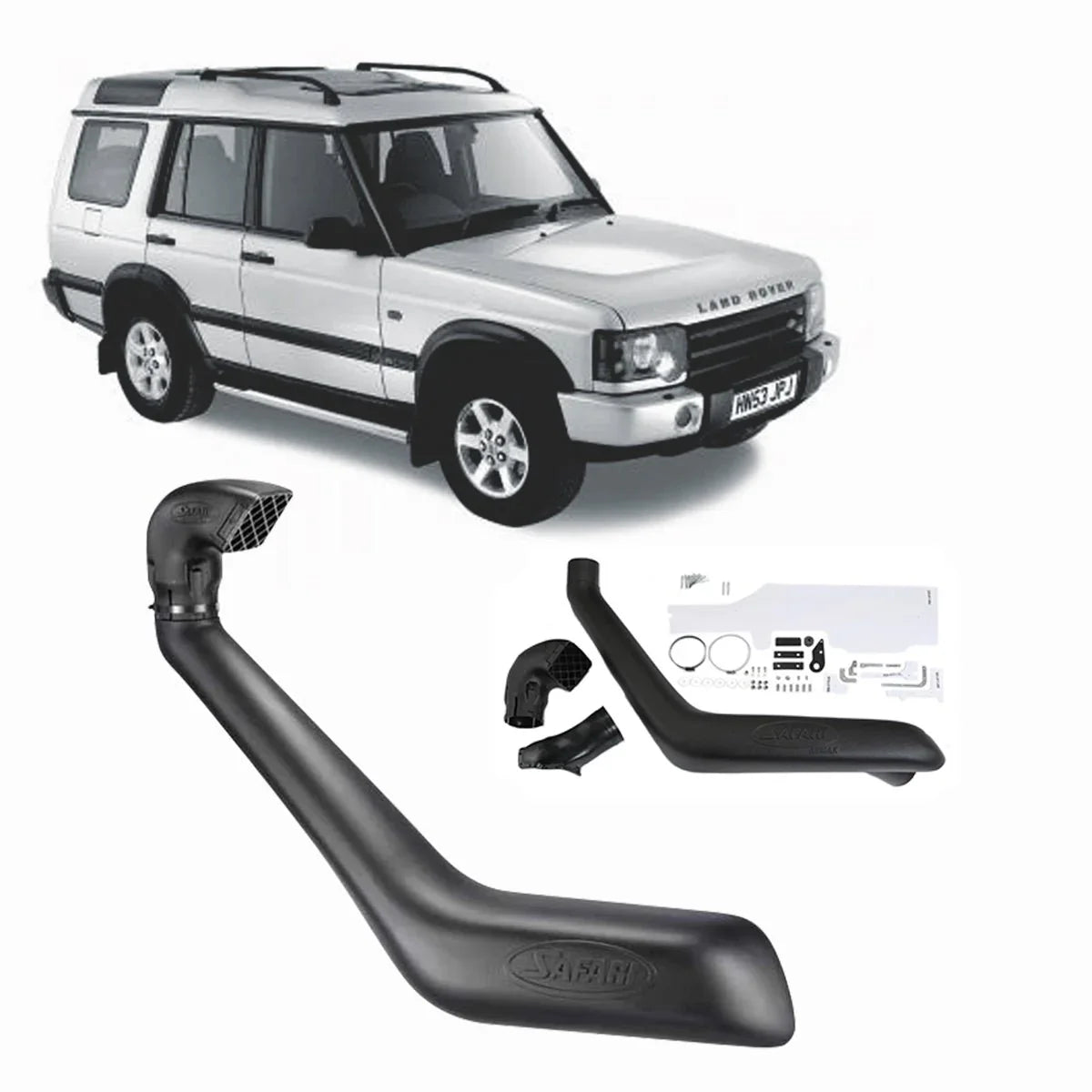 Safari Snorkel for Land Rover Discovery 4 (09/2005 - 07/2017), Discovery 3 (04/2005 - 09/2009), Discovery (07/2005 - 09/2009) - Brixton 4x4 - Buy Online Now!