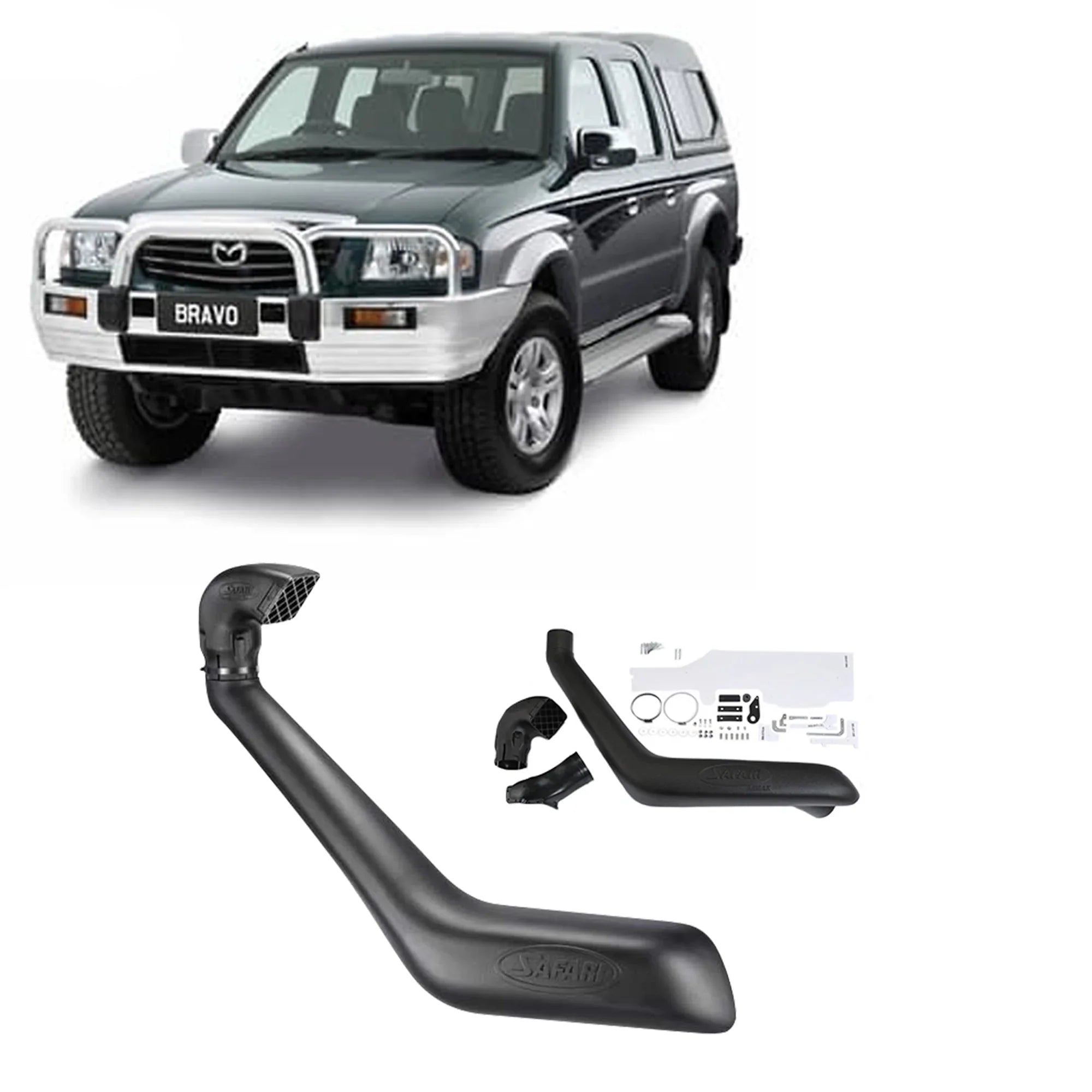 Safari Snorkel for Mazda B2500 (02/1999 - 11/2006) - Brixton 4x4 - Buy Online Now!