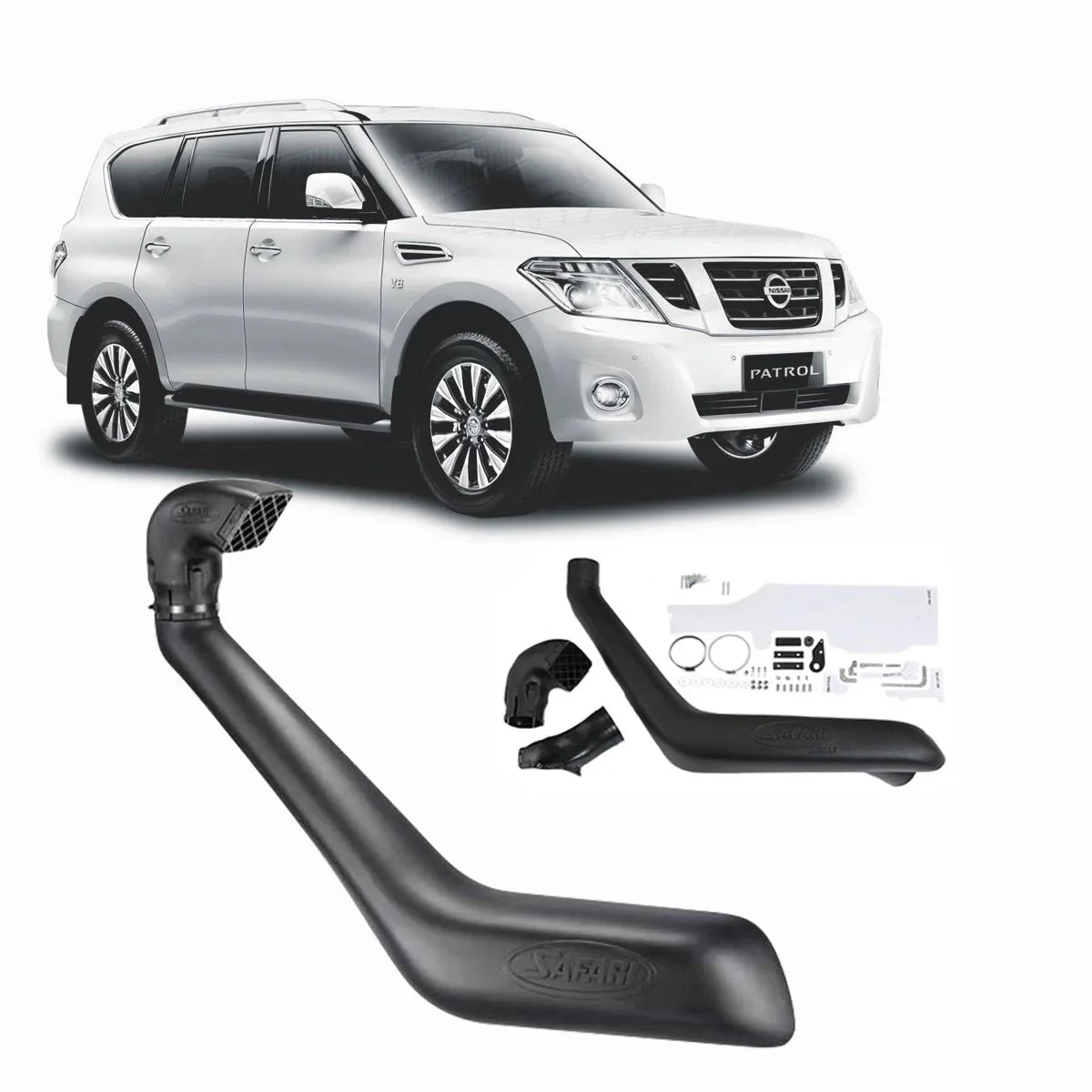Safari Snorkel for Nissan Patrol (12/2012 - 04/2019) - Brixton 4x4 - Buy Online Now!