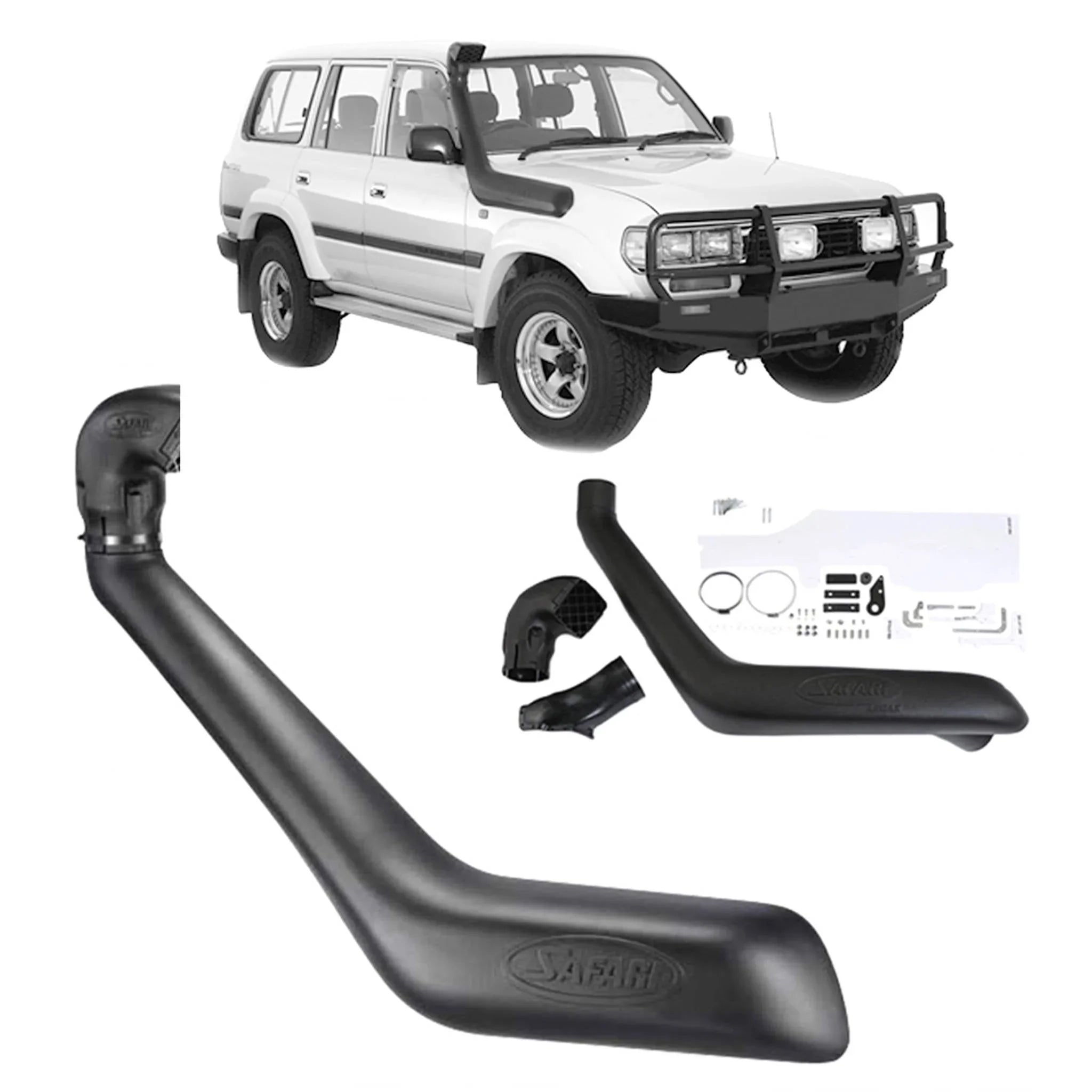 Safari Snorkel for Toyota Landcruiser (01/1987 - 01/1998) - Brixton 4x4 - Buy Online Now!
