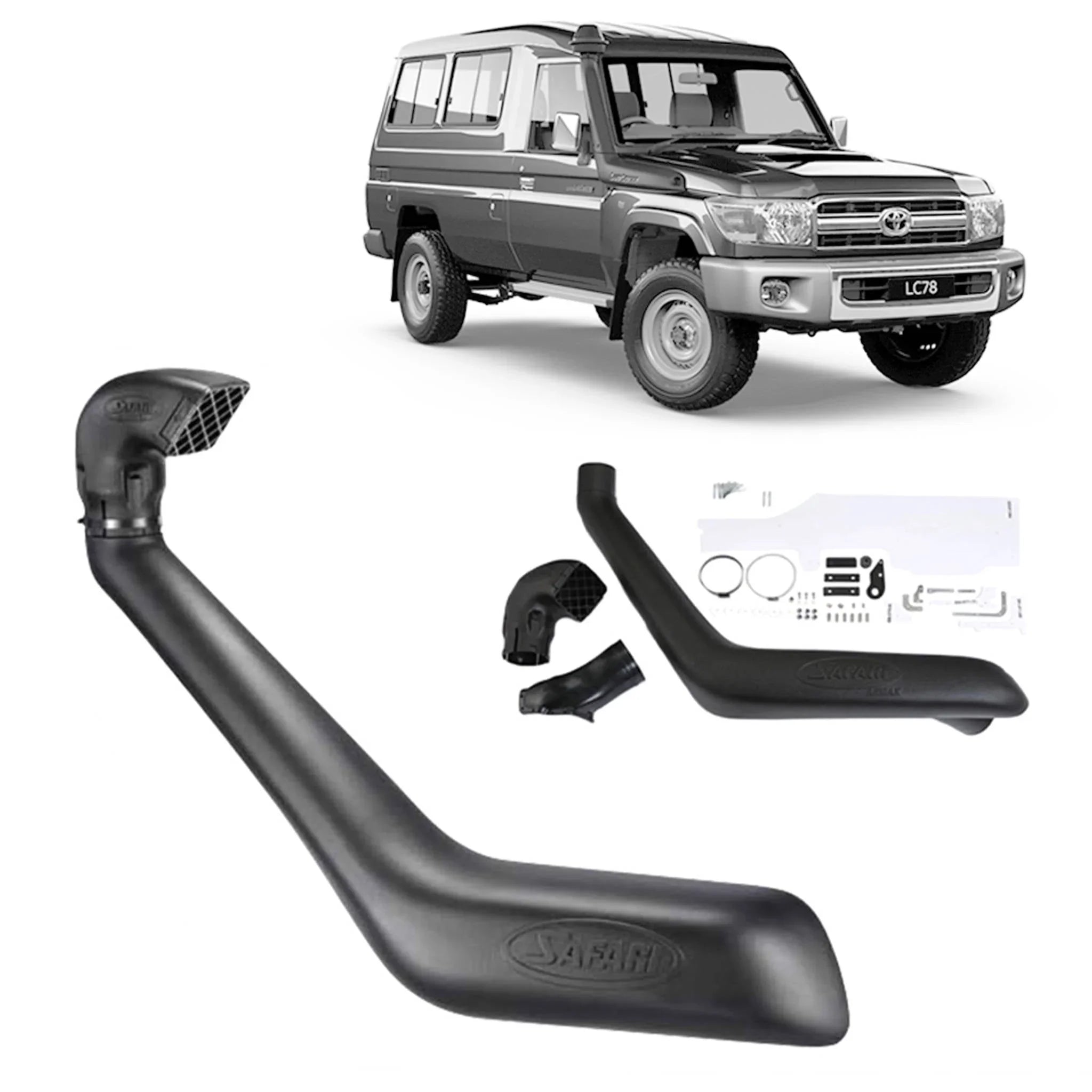 Safari Snorkel for Toyota Landcruiser (01/1990 - 10/2007) - Brixton 4x4 - Buy Online Now!
