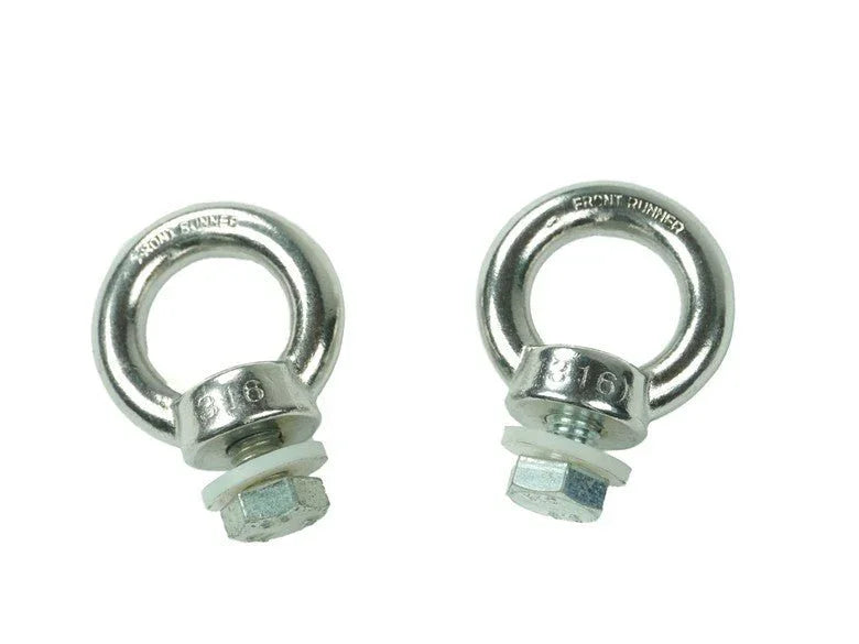 Stainless Steel Tie Down Rings - by Front Runner - Brixton 4x4 - Buy Online Now!