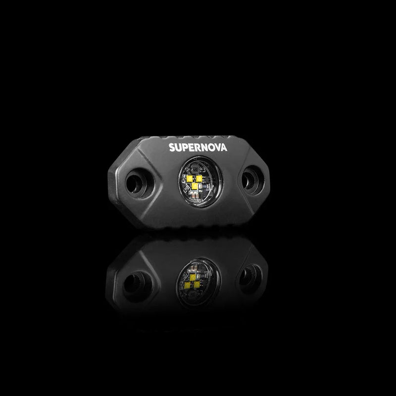 Supernova Rock Light White - Single (Black) - Brixton 4x4 - Buy Online Now!