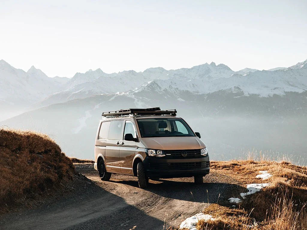 Volkswagen T6/T6.1 Caravelle Transporter SWB (2015-Current) Slimline II Roof Rack Kit - by Front Runner