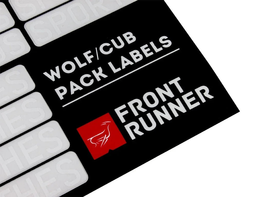 Wolf/Cub Pack Campsite Organizing Labels - by Front Runner - Brixton 4x4 - Buy Online Now!