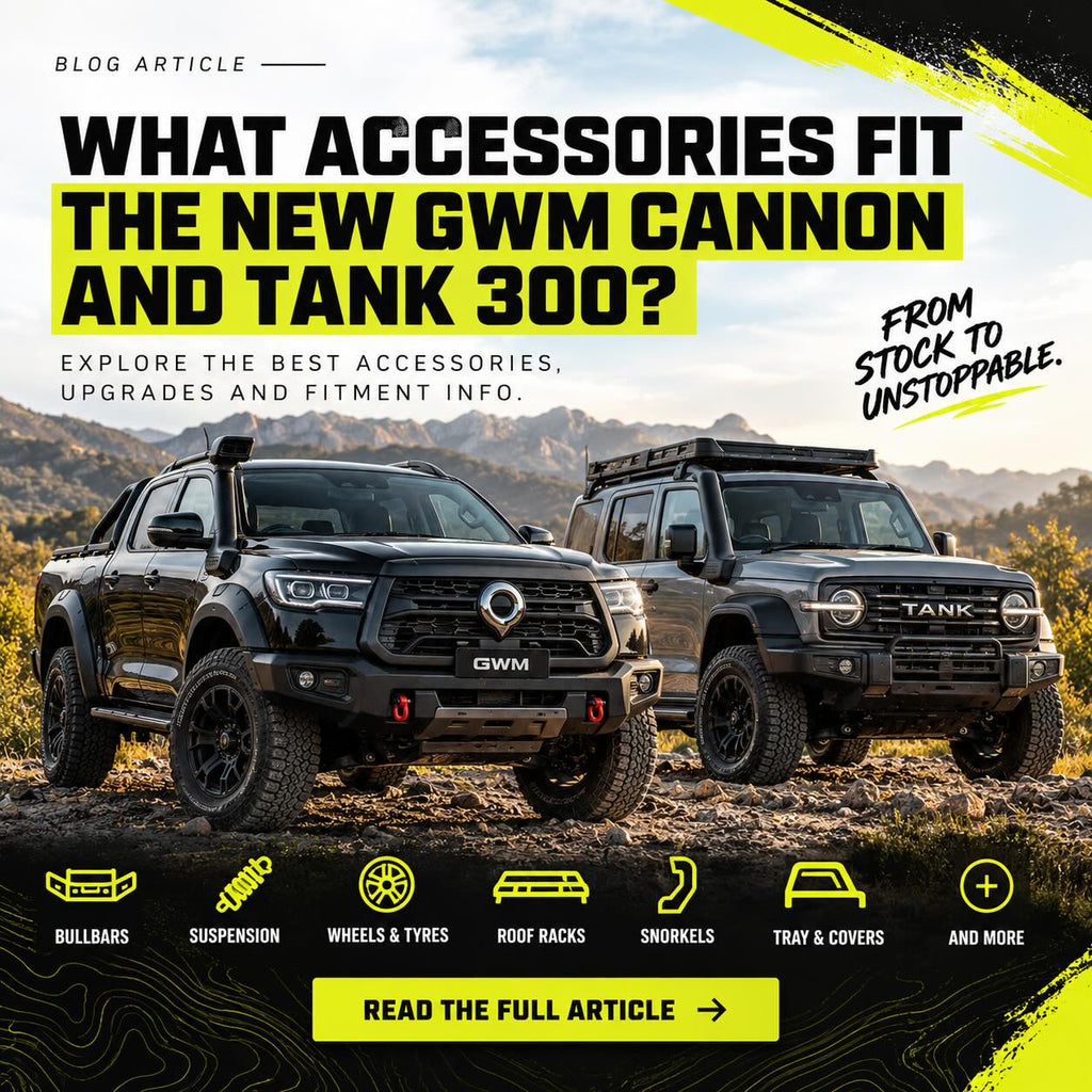 What Accessories Fit the New GWM Cannon and Tank 300?