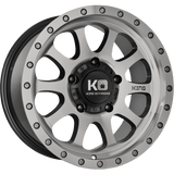 Kings Hurricane Wheel Machined Face Light Gunmetal