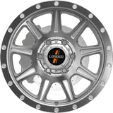 Loaded Gunbarrel Wheels in Silver Machined Face