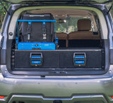 MSA 4x4 1100 storage drawer system open drawer view in Nissan Patrol