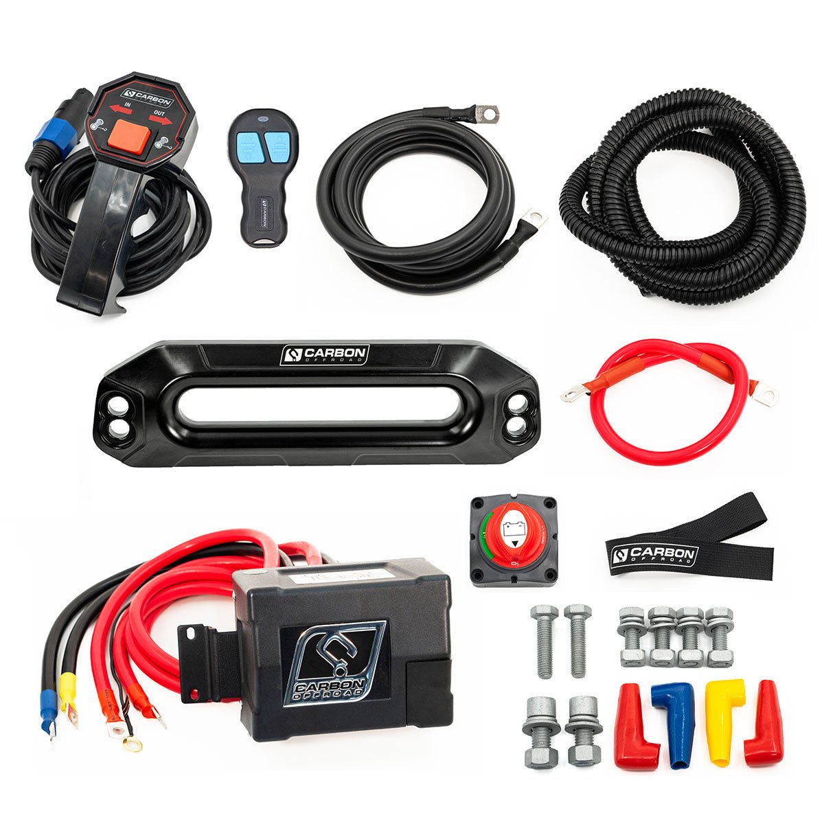 Carbon 12K V3X Control Box and Accessories