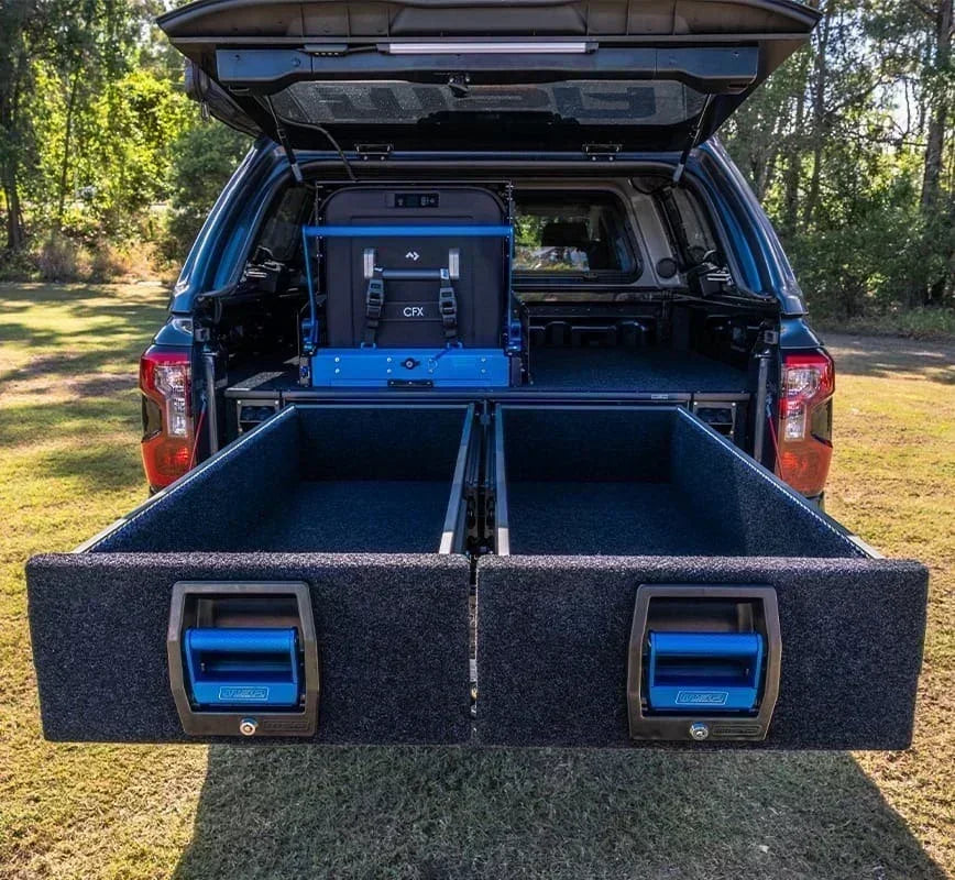 Dual Draw System Dual Drawer System for 5 Seat Toyota LandCruiser 300 (10/2021 onwards ...
