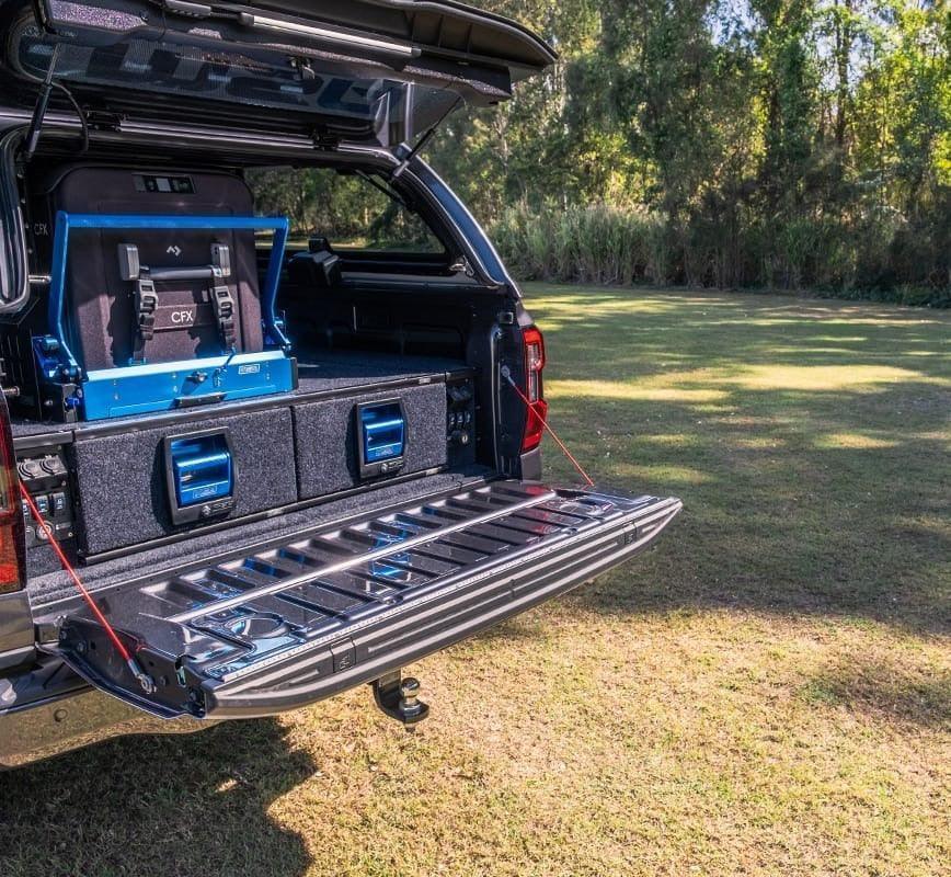 Dual Draw System Dual Drawer System for Mazda BT50 (09/2014 to 08/2020) - Complete Stor ...