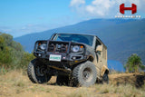 Hamer King Series Plus bull bar on Suzuki Jimny XL, front-on view showing triple loop