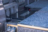 MSA 4x4 storage drawer system installed - detail view for Ford F-150